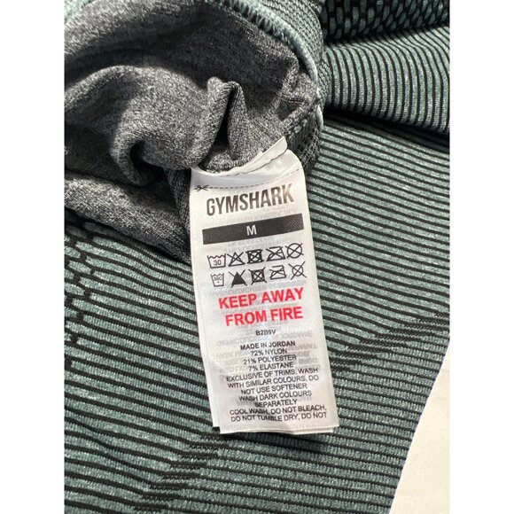 Gymshark Womens Seamless Leggings M Green - Picture 6 of 7